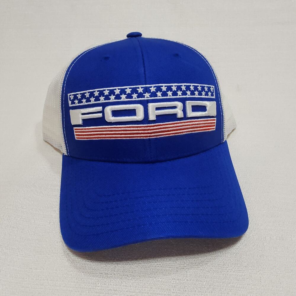 Ford red/white /blue trucker hat snapback